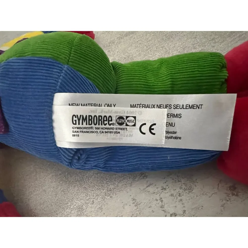 Gymboree Gymbo The Clown Stuffed Plush Mascot Doll 2004 Vintage w/ Voice Box